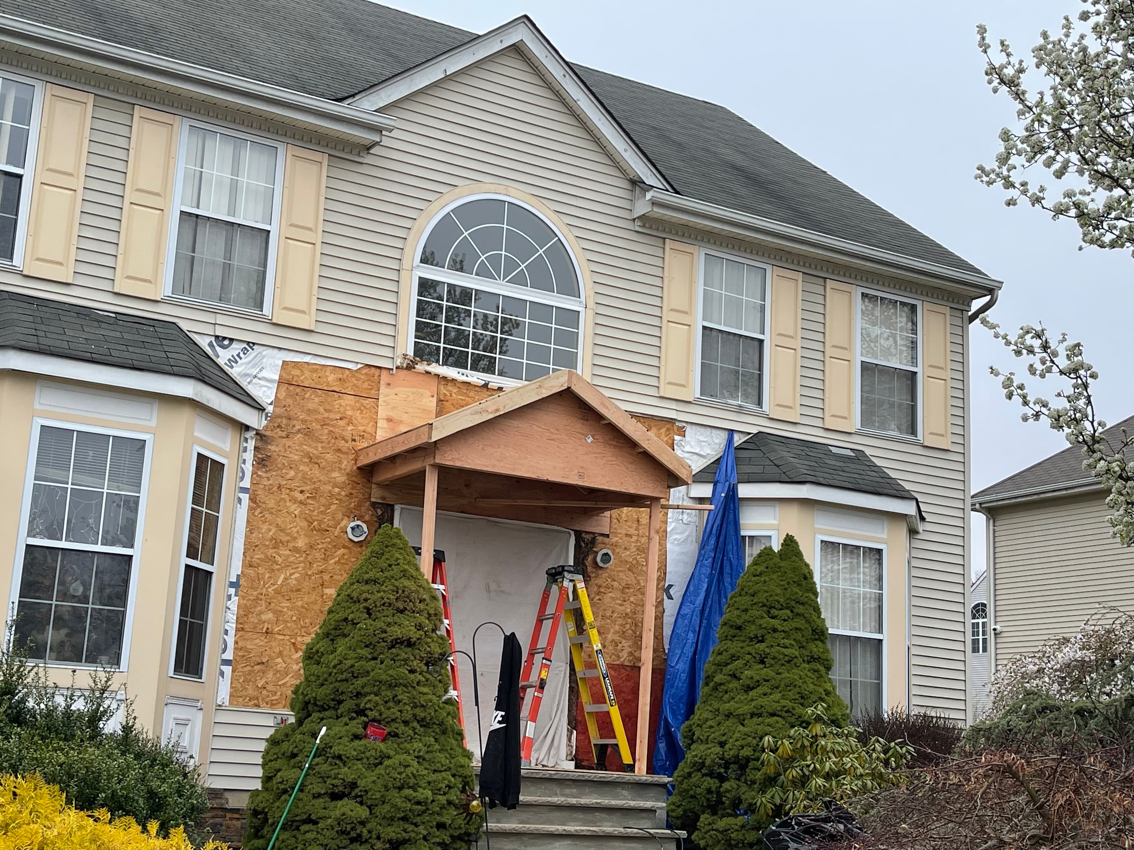 Residential siding and trim detailing