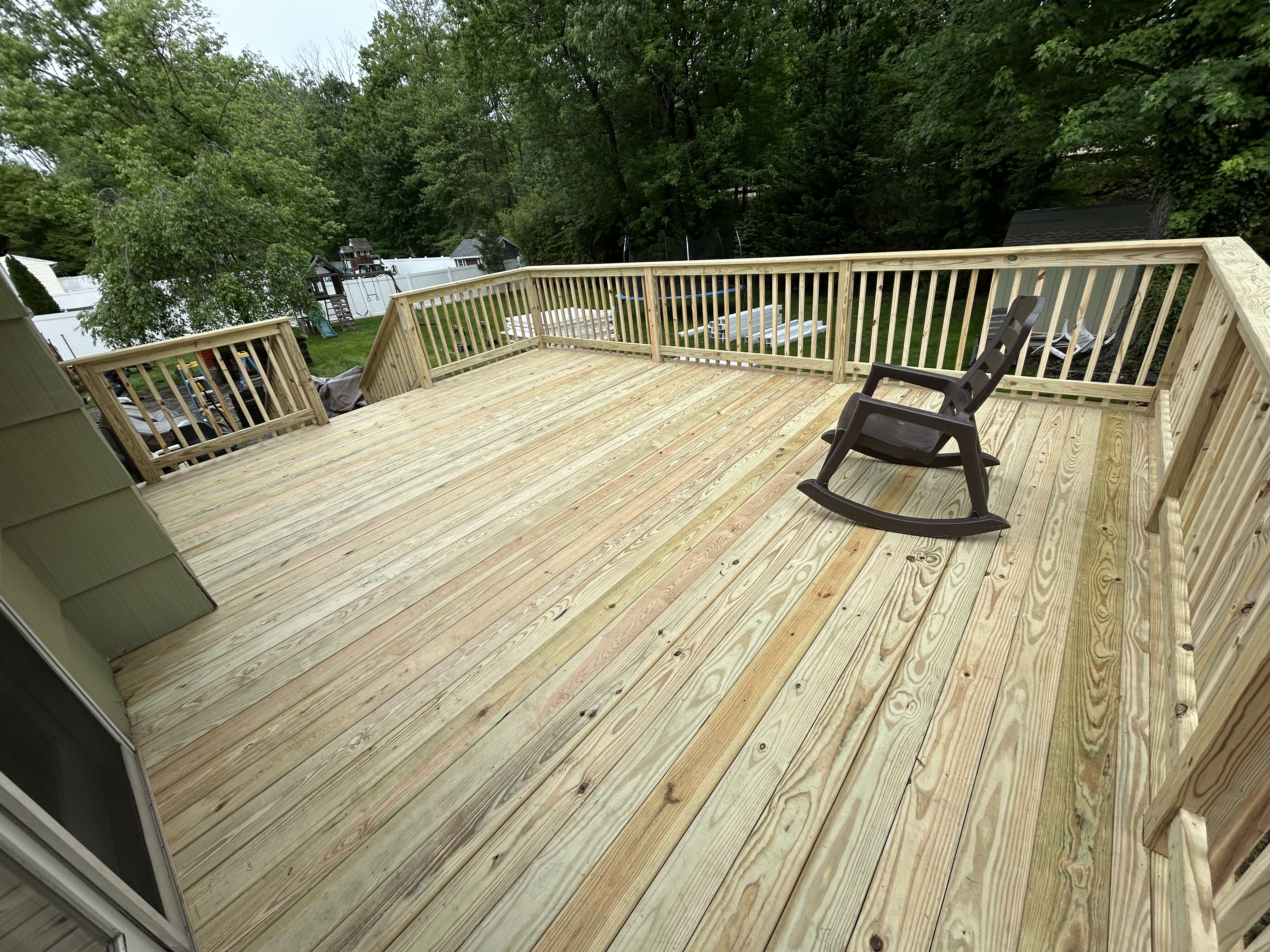 Lakefront Wood Deck