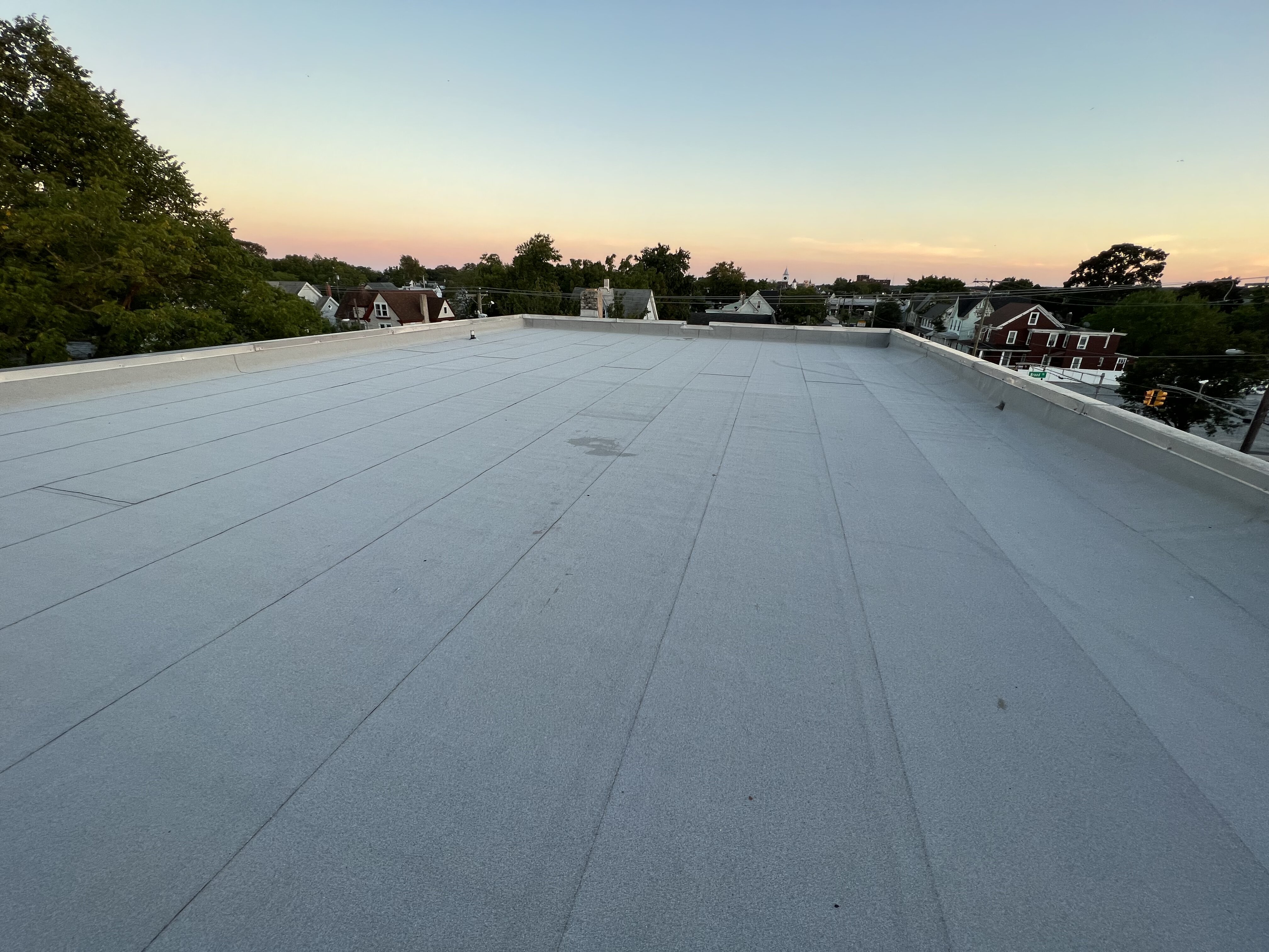Completed Flat Roof System